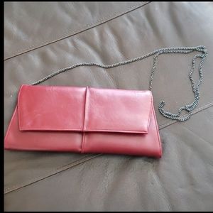 Red clutch style purse